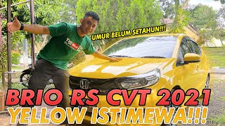 DIJUAL!!!🔥🔥🔥 BRIO RS CVT 2021!!! YELLOW ISTIMEWA | FORSELL AUTO