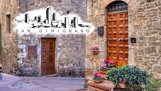 Walking in San Gimignano