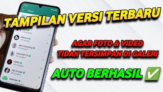 CARA AGAR FOTO DAN VIDEO WHATSAPP TIDAK TERSIMPAN DI GALERI ANDROID INFINIX NOTE 40