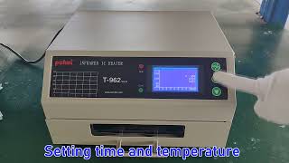 puhui reflow oven mini T-962v2.0.  thermostatic timer function