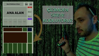 Çizimden Sitenin İskeleti Nasıl Yapılır? Bootstrap HTML CSS