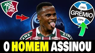 💥💣 BOMBA! QUASE NÃO ACREDITEI! CHORA FLUMINENC! GRÊMIO CONFIRMA! ÚLTIMAS NOTÍCIAS DO GRÊMIO