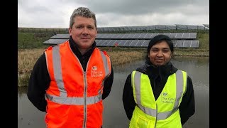 Reed bed maintenance at Deerplay mine water treatment scheme