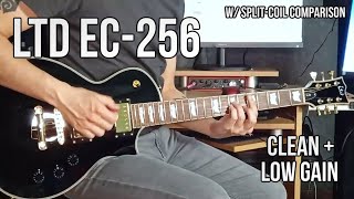 Guitar Review - ESP LTD EC-256 BLK (Clean and Low Gain Tones) | No Talking Review