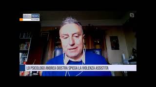 La “Violenza assistita” | Andrea Giostra intervistato da Medianews Tele One | TG 25 novembre 2022