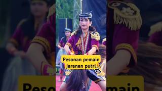 🔥Pesona pemain jaranan putri Wahyu linggar jati #shorts