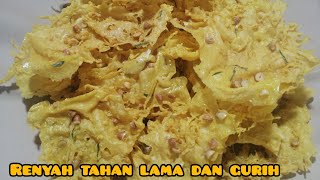 peyek kacang super renyah dan tahan lama