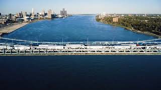 Sight seeing in Detroit, Ambassador bridge