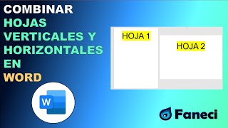 COMO COLOCAR UNA HOJA VERTICAL Y OTRA HORIZONTAL EN WORD✅