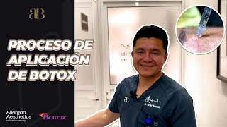 Proceso de aplicación de Botox