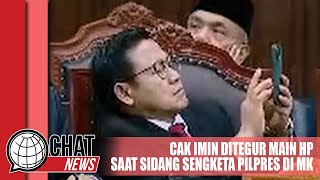 Momen Cak Imin Ditegur Main HP Saat Sidang Sengketa Pilpres di MK - Chatnews 28 Maret 2024