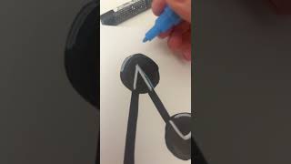 Drawing Neon Light ✨ Letter M