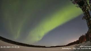 AURORA FINLAND 26/03/24 - 1080hd WITH SOUND