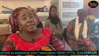 Don de vêtements aux enfants par Mme le Maire Khady Gueye et ses partenaires