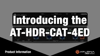 Introducing the AT-HDR-CAT-4ED