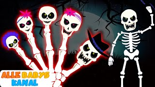 Skelett-Finger-Familie💀| Halloween-Lieder für Kinder | All Babies Channel - Kinderlieder auf Deutsch