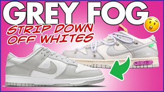 Strip Down Off White Dunks - Nike Dunk Low Grey Fog - Review, Resell, Sizing, Worth it?