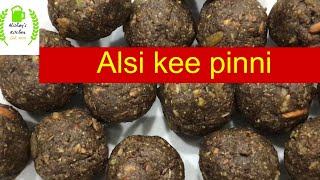 Alsi de pinni - Punjabi style