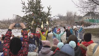 У Боровій відкрили новорічну ялинку