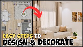 10 EASY STEPS for Interior Design and Home Decoration