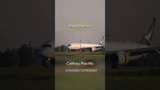 Your month your airline #aviation #airlines #months #aeroflot #southwest #cathay #qatarairways