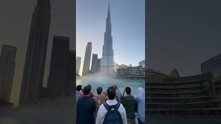 Habibi welcome to Dubai 🇦🇪❤️#burjkhalifa #fountain #ytshort