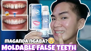 DIY VEENERS NGABA?😱 MOLDABLE FAKE TEETH!❤️