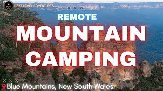 Remote Camping With Basic Gear In The Blue Mountains!