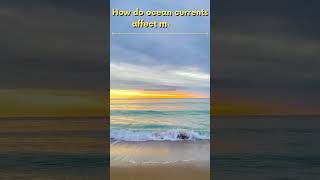 How do ocean currents affect marine migration