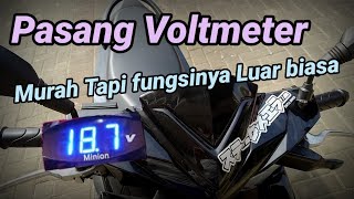 CARA PASANG VOLTMETER AKI DI MOTOR BEAT | HARGA MURAH TAPI FUNGSI BAGUS Projectbeat05