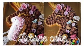 licorne cake  #numbercake #lettercake