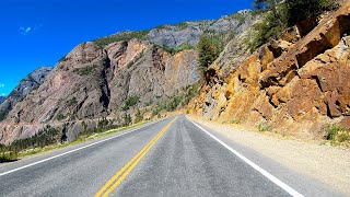 Million Dollar Highway Scenic Drive 4K | Silverton to Ouray & Montrose Colorado | San Juan Skyway