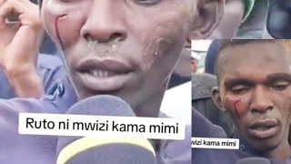 "MIMI NI MWIZI KAMA RUTO"🤣🤣THIEF CAUGHT BY GEN Zs DURING THE FINANCE BILL PROTEST🤣 #kenya #kenyanews