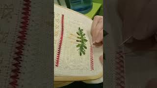 Шов козлик стрибає в сторону Різдва #embroidery #christmas