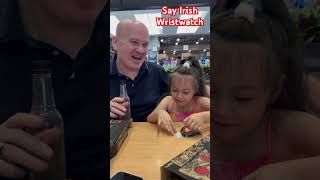 Can my daughter say Irish Wristwatch #shorts #viralvideo #asia