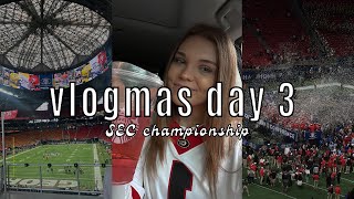 SEC CHAMPIONSHIP 2022 VLOG | VLOGMAS DAY 3