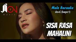 Sisa Rasa - Mahalini ( male karaoke akustik )