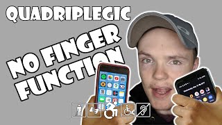 Using Phone Without Finger Function - How To | Quadriplegic (C5,C6,C7)