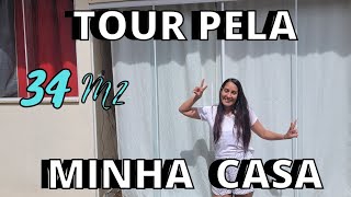 Tour pela minha casa, de 34m2