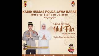 Kabid Humas Polda Jawa Barat mengucapkani Raya Idul Fitri 1443