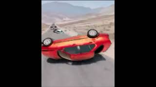 Yolda giderken araba kaza yaptı - BeamNG.drive #short