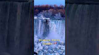 Frozen Niagara falls Winter 2024|#shorts #niagarafalls