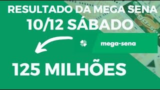 Resultado da Mega Sena concurso 2547 sabado 10/12