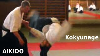 Aikido - KOKYUNAGE on aihanmi katatedori attack, by Stefan Stenudd in 2003