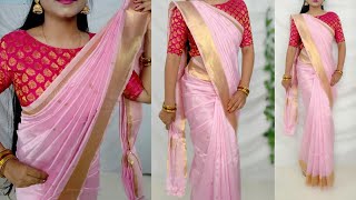 सारी पेहनना हुवा बेहद आसान जाने कुछ बेहतरीन टिप्स, मिनट मे पहनें साडी/Saree Wearing perfectly