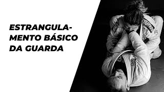 Estrangulamento da guarda! #estrangulamento #jiujitsu #bateouapaga