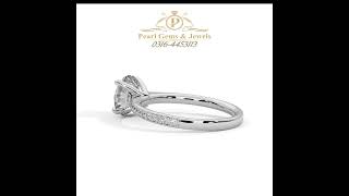 Solitaire Gold Ring 13 By Pearl Gems and Jewels