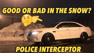 Snow Warrior! (Interceptor Sedan snow driving)