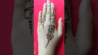 मेहंदी डिजाइन //henna designs//simple mehndi design #shorts