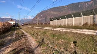 IL SALUTO DEL MINUETTO IN 4K. #ferroviadelbrennero #brennerbahn #minuetto